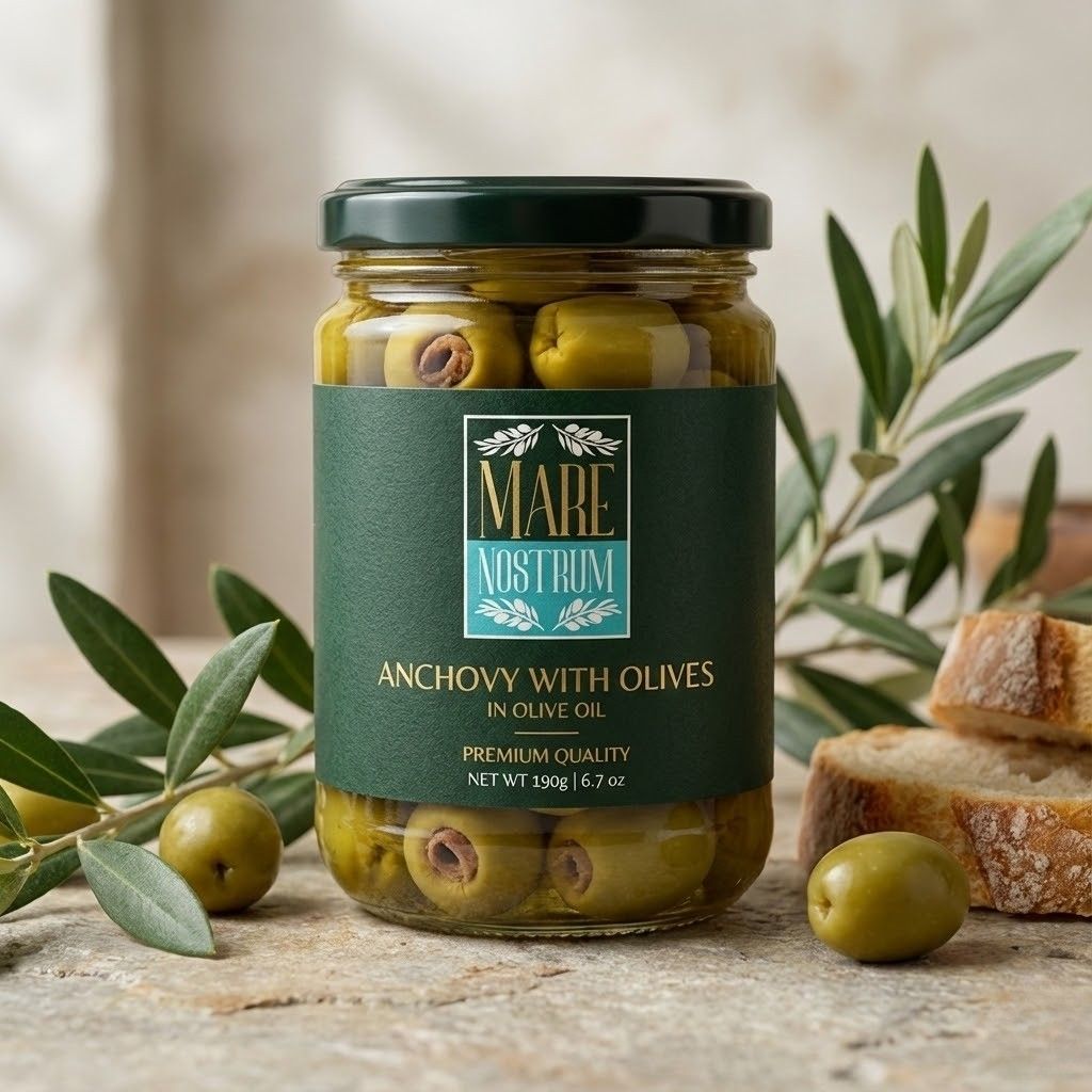 Anchovy with Olives