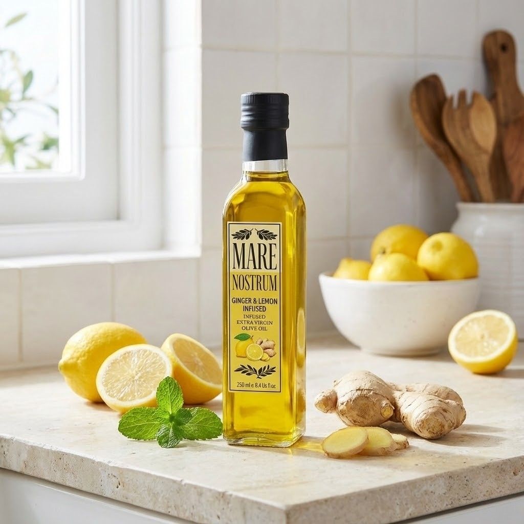 Ginger & Lemon Infused Olive Oil