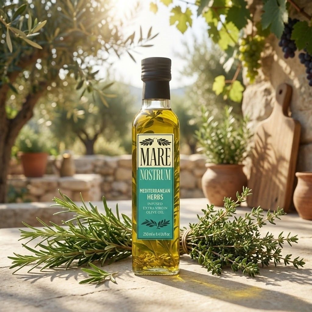 Mediterranean Herbs Infused Olive Oil