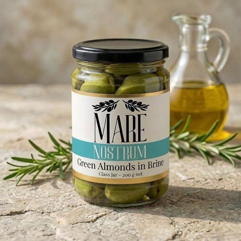 Green Almonds in Brine