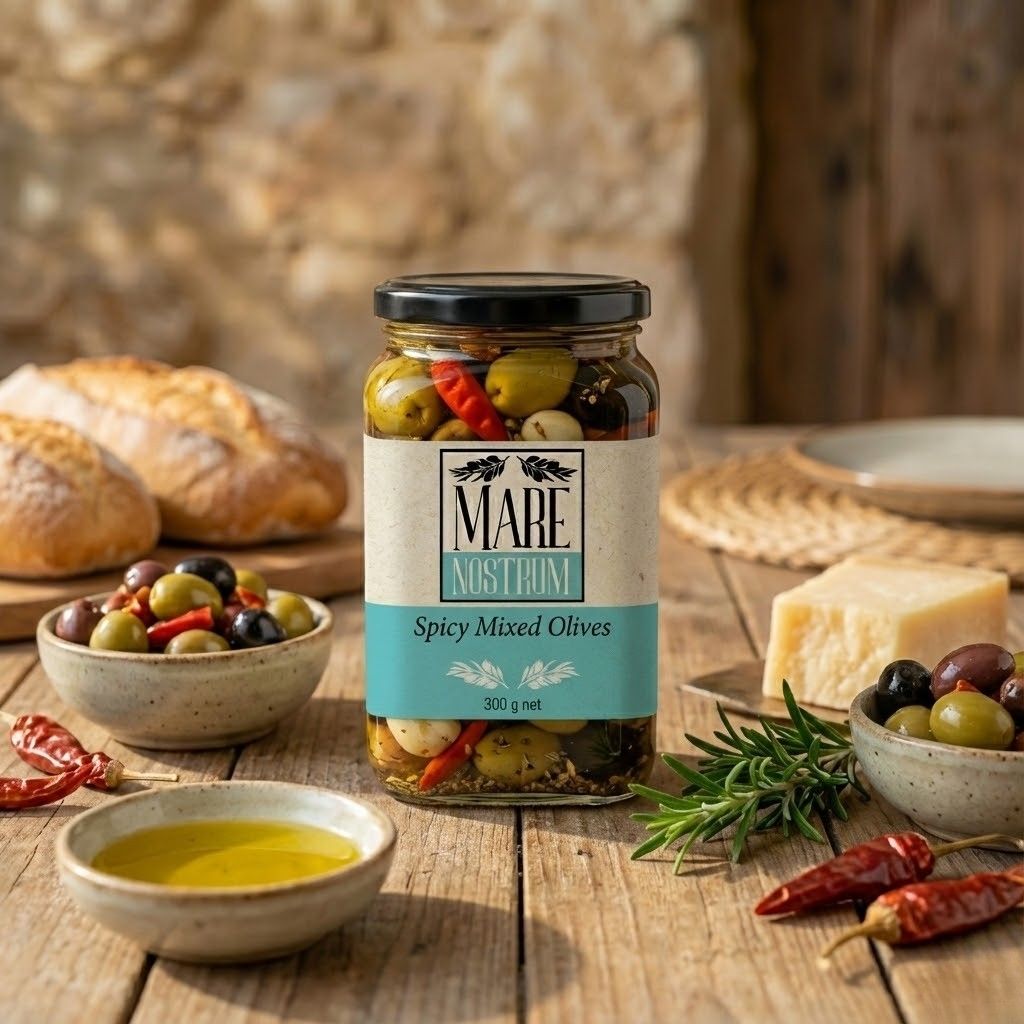 Spicy Mixed Olives
