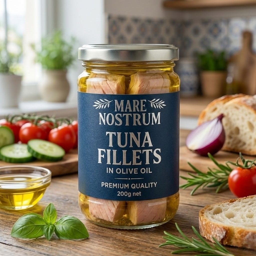 Tuna Fillets in Olive Oil
